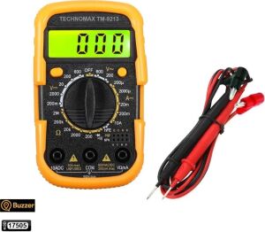 Avometre Buzzerli Dijital Elektrik Ölçüm Aleti Multimetre Cihazı