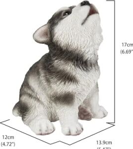Hi Line Gift Ltd Uluyan Alaskan Malamute Yavru Köpek Heykeli Heykelcik