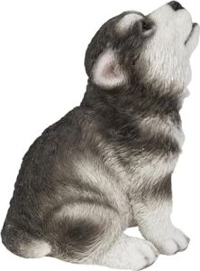 Hi Line Gift Ltd Uluyan Alaskan Malamute Yavru Köpek Heykeli Heykelcik