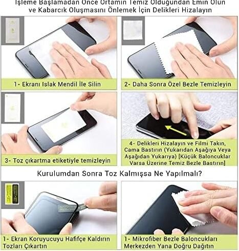 Xiaomi Redmi 10C Ekran Koruyucu Seramik Nano Kırılmaz Tam Kaplayan