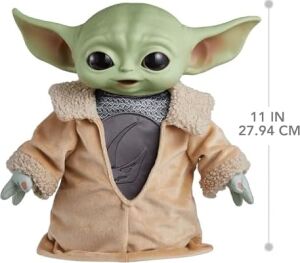 Mattel,  Grogu Pelüş Figür, HPG49, Çok Renkli