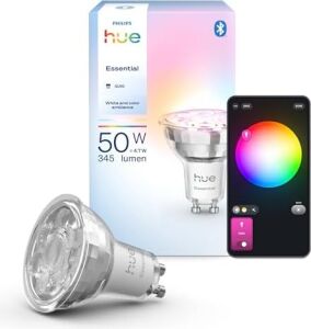 Hue Essential 4.7W GU10 345 Lumen Renkli Akıllı Spot Ampul