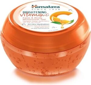 Himalaya Since 1930 Aydınlatıcı C Vitamini Yüz ve Vücut Nemlendirici Jel 300 ml | Nemlendirici ve Işıltı Artırıcı | Tüm Cilt Tipleri Için