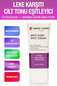 Leke Karşıtı ve Cilt Tonu Eşitleyici, Uv Koruyuculu, Aydınlatıcı Günlük Bakım Kremi Yüz ve Vücut 50 ml