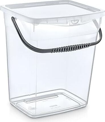 Q-Box 6 Litre Çok Amaçlı Şeffaf Saklama Kutusu – Kilitli Kapaklı, Saplı Deterjan ve Erzak Düzenleyici