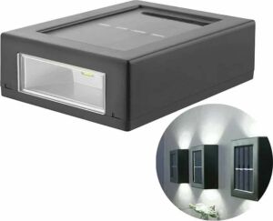 Dekoratif Duvar Lambası Solar Güneş Enerjili Bahçe Aydınlatması