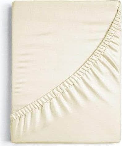 %100 Pamuklu Bebek Lastikli Çarşaf - Penye Kumaş - Park Yatak | 60X120 | 70X110 | 70X120 | 70X130 | 70X140 | Krem | Beyaz | Gri | Pembe | Mavi (Krem)