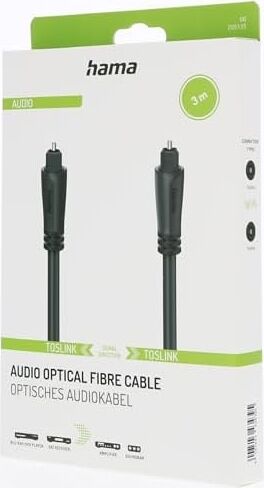 Optik Fiber Kablo, Odt Plug (Toslink), 3m