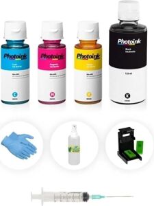 Photo Ink Smart Tank 500 515 530 513 519 Plus Kartuş Dolum Seti 4 Renk