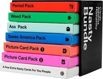 Cards Against Humanity Insanlığa Karşı Kartlar: Nasty Bundle • 6 Temalı Paket + 10 Yeni Kart