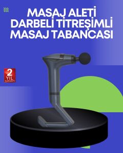Titreşimli Şarjlı Masaj Aleti 3in1 Fonksiyonel Çok Amaçlı Model