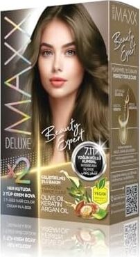 Beauty Expert Haır Color (Keratin)'li 1 Kutu (2 x 50 Ml) (Yoğun Küllü Kumral 7.11)