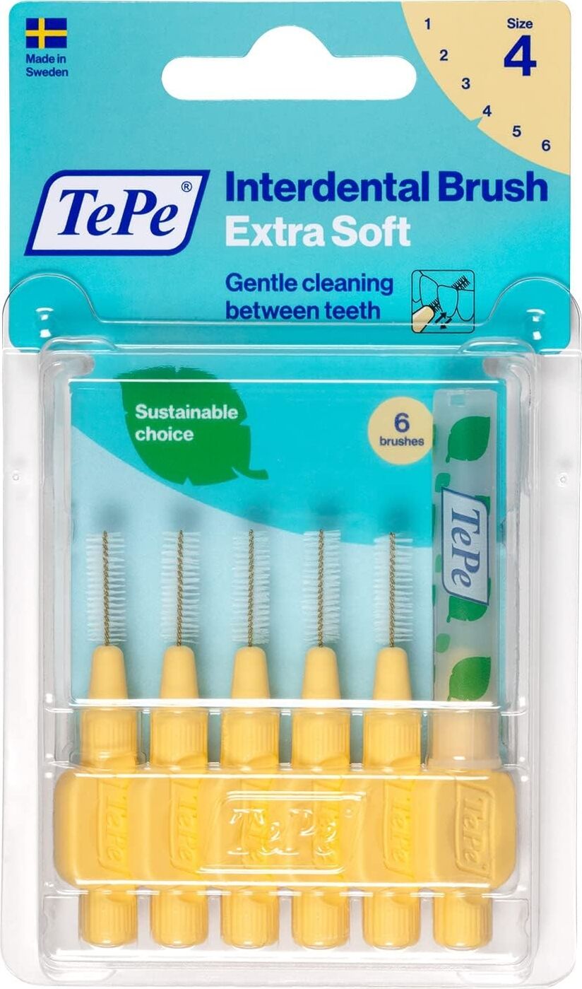 X-Soft 0.7 mm - Sarı Diş Arayüz Fırçası (1x 6 Adet)