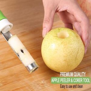 Küçük Elma Oyma Aleti Paslanmaz Çelik Mutfak Çekirdeği Temizleme Aracı Cupcake Corer Apple Soyucu Özlü Elma, Armut, Dolmalık Biber, Kek Için