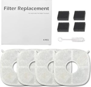Haustier WF013 Otomatik Seramik Kedi Su Sebili Için Filtre Seti (4 Adet)