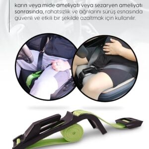 Hamile Emniyet Kemeri Aparatı Hamile Araç Koltuğu Kemeri Kırmızı, Eggbaby