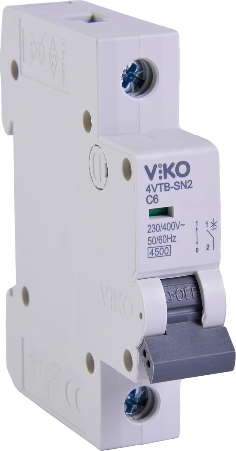 4VTB-1C06 Otomatik Sigorta 4,5ka C Tipi 1 Kutup 06A