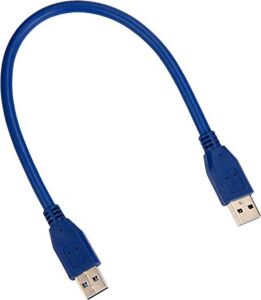 4955 USB 3.0 Erkek Erkek 30 cm HDD Harddisk Bağlantu Uzatma Kablosu, 0.3m