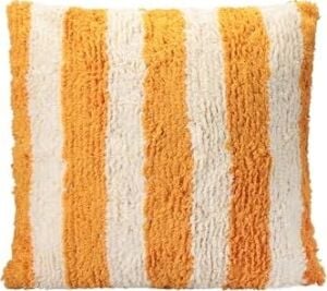 Pop Stripe Dokuma Yastık Hardal 45X45CM