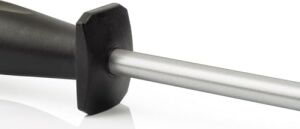 Arcos Steela 230MM Karbon Çelik ve Elmastan Üretilmiş Manuel Bıçak Bileyici. Ergonomik Polipropilen Saplı Profesyonel Kalemtıraş. Sağlak ve Sollak. Siyah Renk