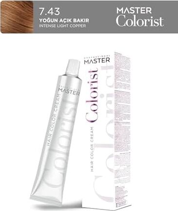 Professional Tüp Saç Boyası Boya 60 ml 7.43 Yoğun Parlak Bakır