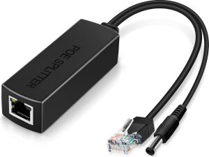 Aktif Poe Dağıtıcı Adaptör, 48 V Ila 12 V, Ieee 802.3AF Uyumlu, 10/100 Mbps'ye Kadar 100 Mbps'ye Kadar, Gözetleme Kamerası, Kablosuz Erişim Noktası ve Voıp Telefon Için
