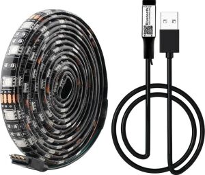 Kenly Bluetooth Tv Arkası Rgb USB Şerit LED Aydınlatma 16 Renk, Ambiyans Işığı (5 Metre)