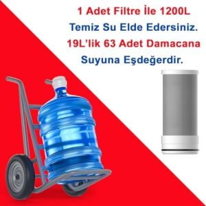 Water Aktive Edilmiş Karbon Filtreli Musluk Ucu ARITICI/GW-D03