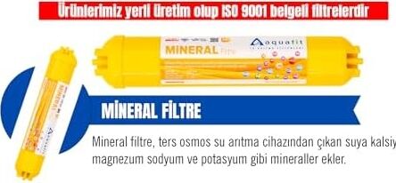 Aquafit Mineral Filtre - Su Arıtma Cihazı Filtresi (Tüm Cihazlarla Uyumludur)