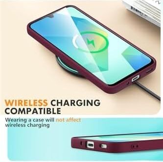 -  Galaxy A17 ile Uyumlu Kılıf Kamera Korumalı Yumuşak Renkli Mat Silikon + 9h Ekran Koruyucu Cam 2in1 Set - Lila