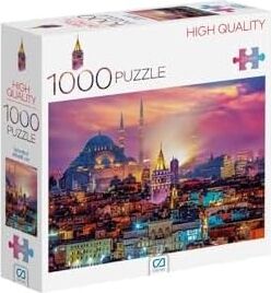 Istanbul Manzarası 1000 Parça 2,2mm Kalınlık 48X68CM Profesyonel Hobi Puzzle Yapboz Serisi