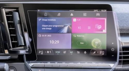 Renault Austral Multimedya Ekran Koruyucu Şeffaf Nano 9 Inç