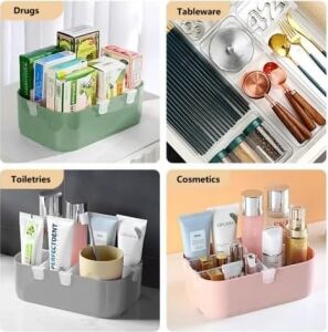 20'li Buzdolabı Bölücü Klips Seti – Raf Düzenleyici Ayırıcı Klips – Kompakt ve Görünmez Organizer – Buzdolabı, Çekmece, Saklama Kutusu Için Pratik Tak-Çıkar Bölücüler