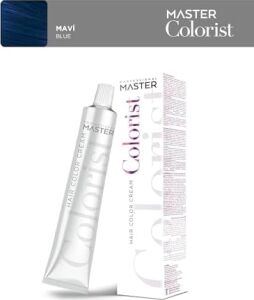 Professional Tüp Saç Boyası Boya 60 ml Mavi