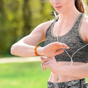 Xiaomi Mi Band 3/4/ 5/6 ve Band 7 ile Uyumlu Akıllı Bileklik Kaliteli Yedek Saat Kordonu Çift Katmanlı Kumaş