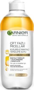 Skin Naturals Çift Fazlı Micellar Kusursuz Makyaj Temizleme Suyu (400 Ml)