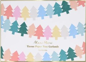 - Tissue Christmas Tree Garlands - Yeni Yıl Ağacı Asılan Süs