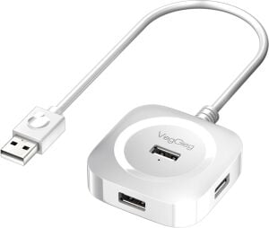 4 Portlu USB 2.0 Çoklayıcı Hub Beyaz