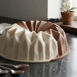 Sarmal Tasarımlı Silikon Kek Kalıbı - Yüksek Isıya Dayanıklı, Yapışmaz ve Esnek Spiral Pasta Kalıbı (22X8 Cm, 1 Adet)