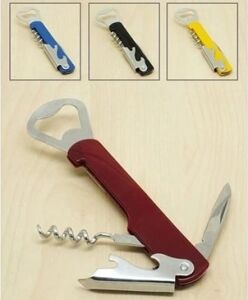 Çok Amaçlı ve Kullanışlı Metal Tirbişon - Açacak 4 Fonksiyonlu