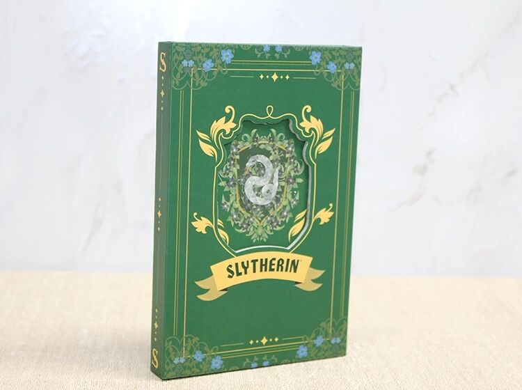 Harry Potter Slytherin Deri Defter