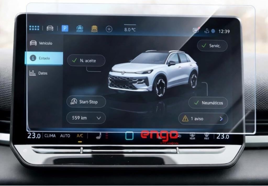 Volkswagen T-Roc Ekran Koruyucu 12.9 Inç Multimedya Nano
