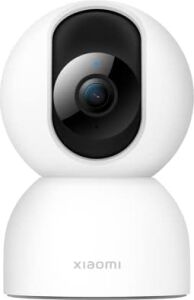 Akıllı Kamera C400, 1440P Wifi Kamera, Bebek Monitörü, Iç Mekan Kamerası, Evcil Hayvan Kamerası, Gece Görüşü, 360° Dönen Başlık, Beyaz