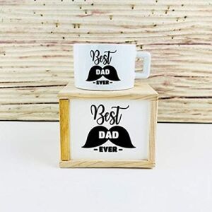 Ahşap Kutunda Best Dad Kupa Bardak