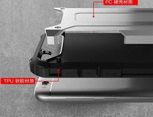 Xiaomi Redmi 5A ile Uyumlu Çift Katman Koruyucu Crash Military Tank Kılıf - Siyah