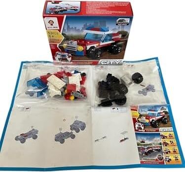 City Oyuncak Legolu Set 53 Parça Robotlu