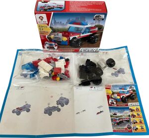 City Oyuncak Legolu Set 53 Parça Robotlu