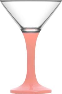 Pembe 4'lü Likör Kadehi