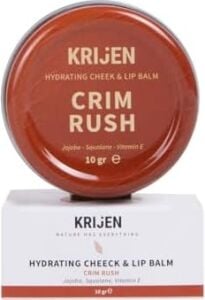 Crım Rush Kırmızı Renkli Dudak & Yanak Balmı Bitkisel Krem Allık&ruj&far