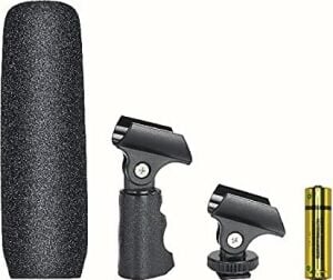 Audio-Technica ATR6550X Kondansatörlü Mikrofon, Video Çekimi Için, Siyah